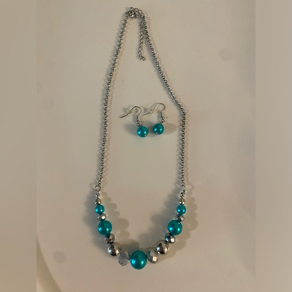 Blue necklace